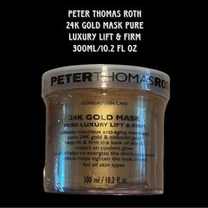 Peter Thomas Roth 24K Gold Mask Pure Luxury lift & firm 10.2 fl oz
